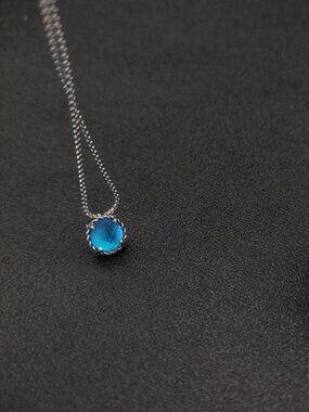 David Yurman 925 Silver Necklaces with Original Pouch